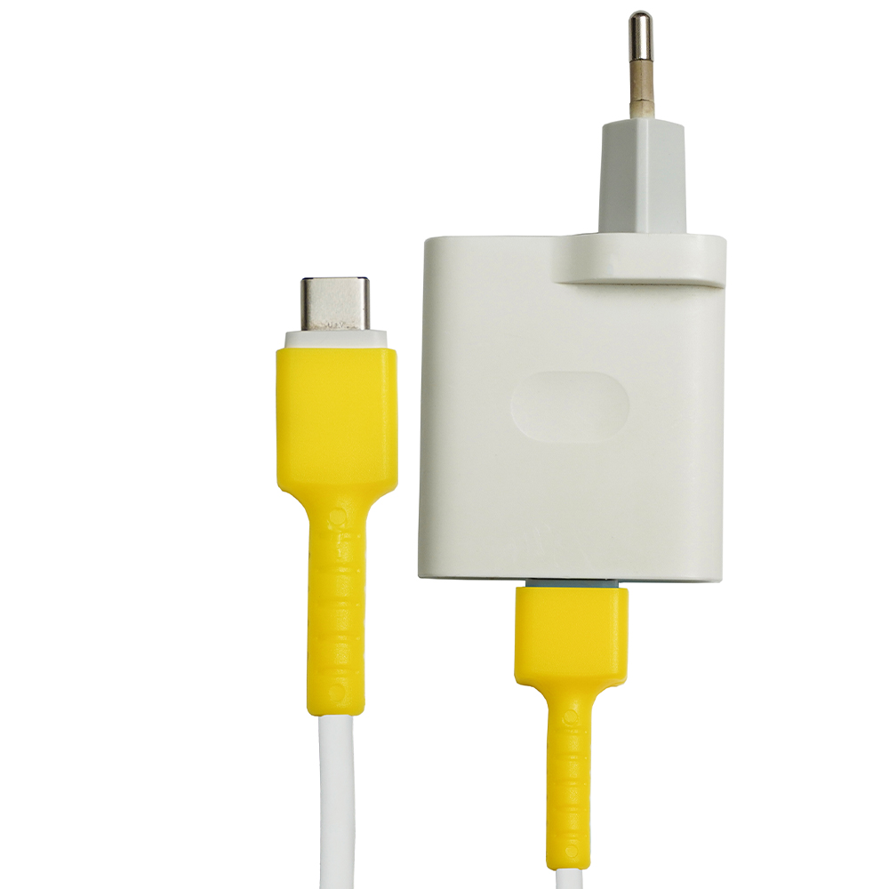 Android Yeni Nesil (Type-C) Kablo Koruyucu – Sarı [100 Adet]