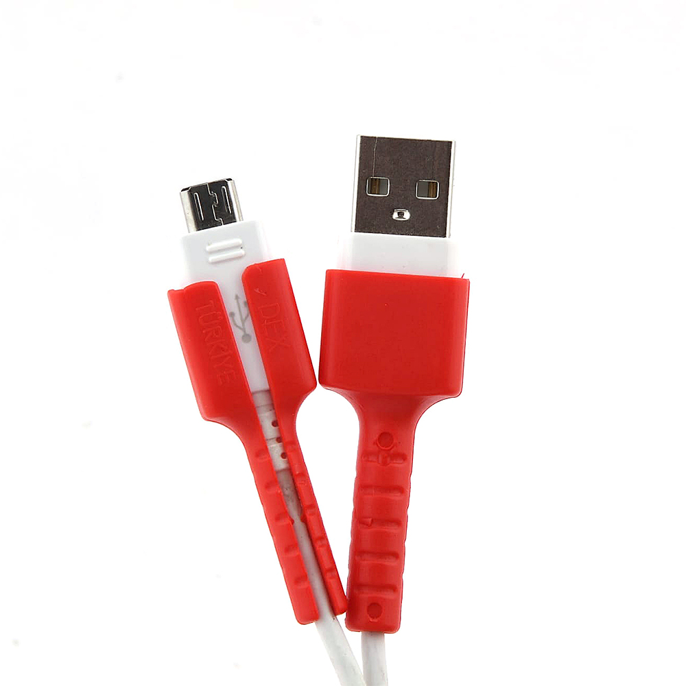 Android Micro USB Kablo Koruyucu – Kırmızı [100 Adet]